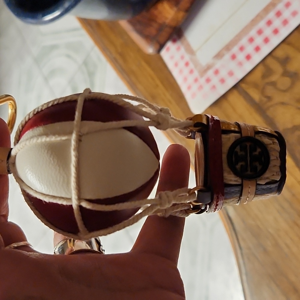 86182 Tory Burch origami hot air balloon key fob